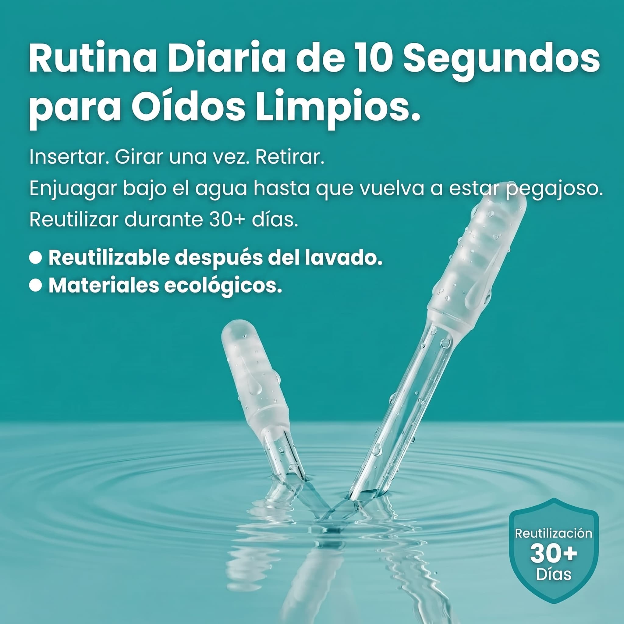 Limpiador Adhesivo de Oídos