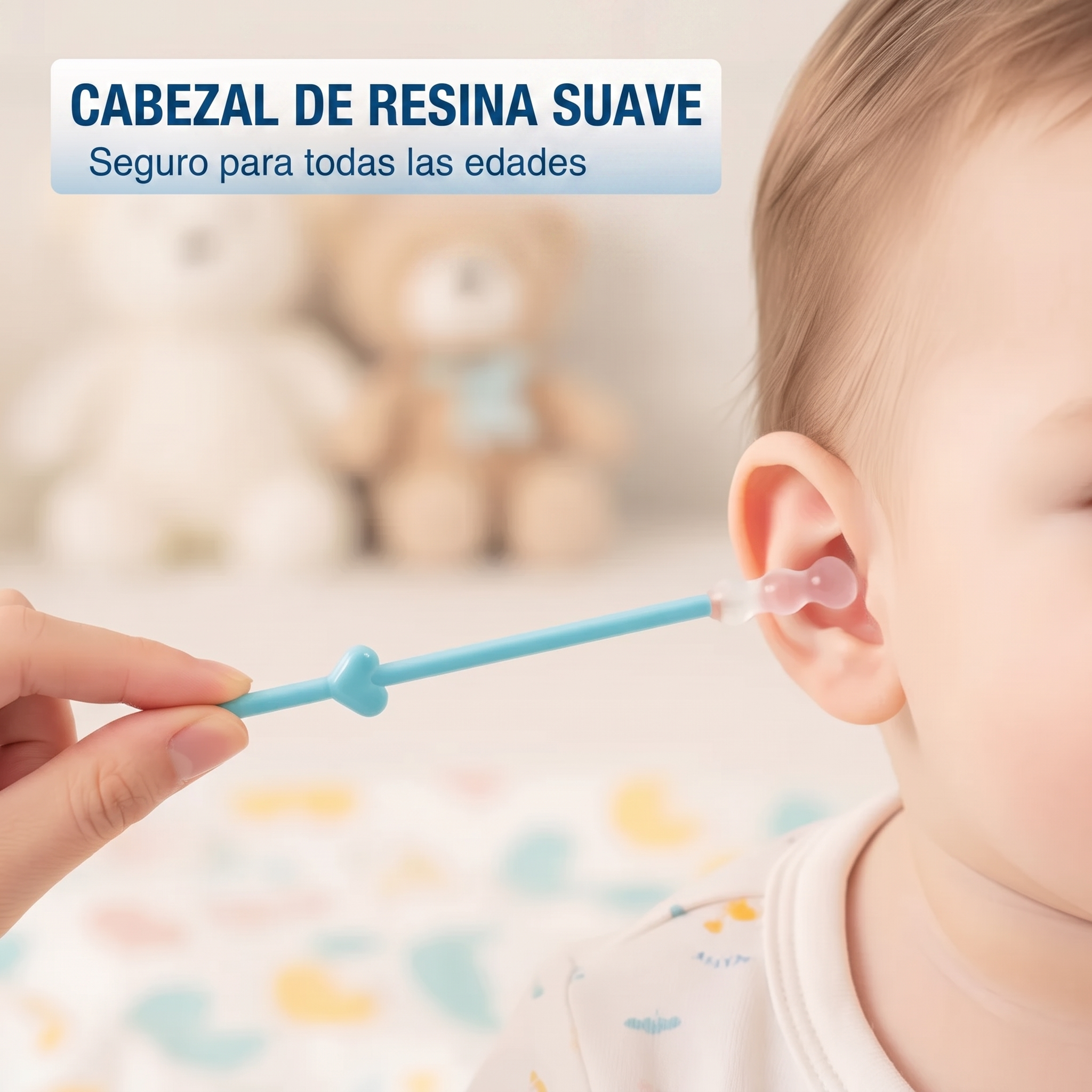 Limpiador Suave de Oídos en Espiral