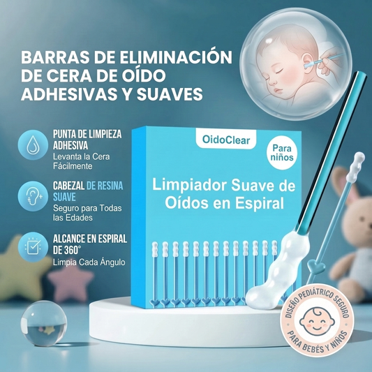 Limpiador Suave de Oídos en Espiral
